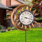 Outdoor Wall Thermometer Indoor & With Garden Stake For Home Decor. Fixed Price $25.99.