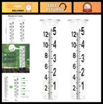 2 Pack 5'' Glass Rain Gauge Replacement Tubes For Garden & Outdoor Use. Fixed Price $31.99.