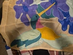 Hummingbird Floral Flag Pocket Pole. Fixed Price $8.40.