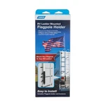 Camco Rv Ladder Mounted Flagpole Holder, Up To 1-9/16 Inch Diameter, Black. Fixed Price $26.99.