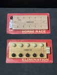 Vintage Elimination And Horse Race Solid Wood Games New. Fixed Price $25.00.