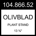 Ikea Olivblad Plant Stand Indoor/outdoor Black 13 " 104.866.52. Fixed Price $68.99.