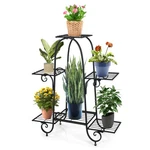 Topbuy 6 Tier Vertical Metal Corner Plant Stand Flower Pots Display Rack. Fixed Price $39.99.