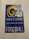 Los Angeles Rams Nfl 17" X 11" Wood Decorative Indoor Sign Wincraft Brand New. Fixed Price $24.99.