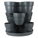 Emsco Stackable Flower Tower 3 Tier Planter Holds 9 Plants Rotating Base Durable. Fixed Price $36.39.