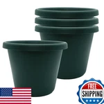 Hc Co 8.5" Round Plastic Plant Pots (4-PACK) Uv Resistant Indoor/outdoor. Fixed Price $50.70.