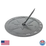 Montague Metal Products Cast Roman Sundial - Swedish Iron. Fixed Price $126.94.