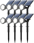 Solar Lights Outdoor Waterproof IP65 180 Adjustable Powered Landscape .... Fixed Price $135.19.
