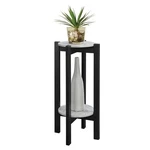 Convenience Concepts Newport Deluxe Plant Stand Black Wood Finish. Fixed Price $78.87.