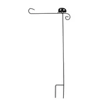 Briarwood Lane Wrought Iron Camper Garden Flag Pole Stand Holder Outdoor Yard. Fixed Price $34.09.