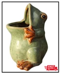 Ceramic Frog Shaped Pot/bonsai Pot/flower Pot/succulent Planter/.... Fixed Price $13.44.