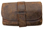 Antique, American Revolutionary Or Civil War Era Leather Wallet, 18TH To 19TH C.. Fixed Price $125.00.