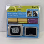 Taylor Wireless Indoor Outdoor Thermometer Remote Sensor Model 1524 New Pkg Wear. Fixed Price $26.95.