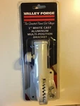 New Valley Forge Adjustable Flag Holder, 1" Aluminum Bracket White Powder Coated. Fixed Price $16.00.