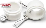 Anley 1.25" Plastic Flagpole Mounting Rings Set - Anti Wrap 360 Rotatable. Fixed Price $11.66.