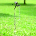 Rain Gauge Dragonfly Garden Stake - Spi Home Aluminum For Precipitation. Fixed Price $51.29.