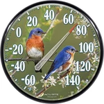 01598A1 12.5-INCH Wall Thermometer, Bluebirds. Fixed Price $36.28.