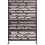 Metal Privacy Screen Freestanding, Decorative Wall Panel W/ For Garden. Fixed Price $130.19.