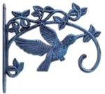 Hummingbird Plant Hanger Flower Hook Decorative Verdigris Cast Iron 11.25" Deep. Fixed Price $21.98.
