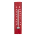 204-1530C La Crosse 11.5" Indoor/outdoor Metal Thermometer Red. Fixed Price $12.95.
