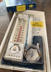 Taylor Deluxe Indoor-outdoor Thermometer Model 5331 And 531 Original Box. Fixed Price $29.99.