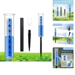 Upgraded Rain Gauge, Freeze Proof Outdoor Best Rated, Large Clear Num. Fixed Price $12.94.