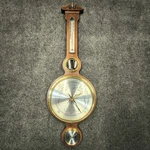 Howard Miller Olympia Banjo Thermometer Large 37" Barometer Hygrometer 612-721. Fixed Price $179.00.