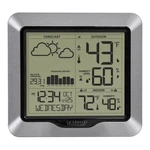 Silver Digital Weather Station Forecast Atomic Time Outdoor Temperature Humidity. Fixed Price $62.00.
