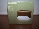Solar Led Bright Deck Lights Set Of 3 Great For Outdoor Patio Railing Ideaworks. Fixed Price $11.50.