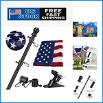 Complete American Flag Display Kit: 5FT Stainless Steel Pole & 3X5. Fixed Price $53.99.