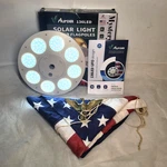 Patriotic Bundle Reliance 50 Star Usa Flag 60X32 Annin Cotton Eagle Topper Light. Fixed Price $18.89.
