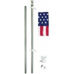New Valley Forge SSTINT-AM6 Usa Made 2PC 6FT United States Flag & Pole 6234785. Fixed Price $45.39.