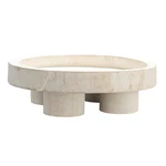 Bloomingville Paulownia Wood Pedestal Tray Whitewashed. Fixed Price $38.61.