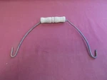 Vtg Water Galvinized Pail Bucket Bail Handle Wood Wire Farm Primitive Rustic. Fixed Price $39.45.