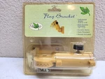 Garden Treasures Brown Nylon Flag Pole Adjustable Bracket 1" New. Fixed Price $13.56.