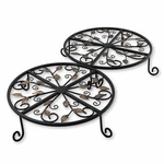 Metal Plant Stand 2-PCS Set 12-INCH Outdoor Indoor Modern.... Fixed Price $24.99.