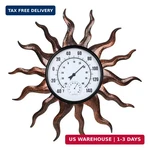 Vewogarden Sun Outdoor Thermometer Waterproof Large Metal Indoor. Fixed Price $56.61.