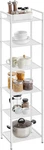 Songmics 6-TIER Storage Rack, Bathroom Shelf, Extendable Plant Stand With Adjust. Fixed Price $73.99.