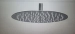 1-SPRAY Pattern 2.5 Gpm 10" Round Wall Mount Fixed Shower Head Nickel. Fixed Price $24.97.