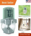Insulated Digital Outdoor Window Thermometer Battery-powered For Easy Reading. Fixed Price $22.99.