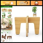 Sturdy Indoor Outdoor Plant Stand - Decorative Flower Pot Holder, 10" Display. Fixed Price $29.99.