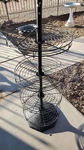 Tier Wrought Iron Rotating Store Display Stand Pantry Rack 6' - 6.5' Vintage. Fixed Price $81.59.