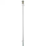 Annin Flagmakers 162 2-PIECE Spinning Pole, Aluminum, Silver. Fixed Price $33.19.
