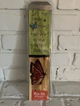 Studio 13" Mini Art Pole 'it's The Simple Things' For Garden Potted Flowers. Fixed Price $25.00.