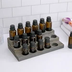 Mygift 3 Tier Vintage Gray Wood 17 Bottle Essential Oil Display Stand Rack. Fixed Price $23.99.
