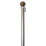 Valley Forge 6 X 1/4 1-PIECE Brushed Aluminum Flag Pole 1.25. Fixed Price $109.77.
