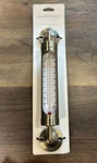 Brand New Brushed Brass Outdoor Temp Thermometer Hearth & Hand Wall Mountable. Fixed Price $24.50.