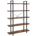 Costway 5-TIER Bookshelf Industrial Bookcase Open Storage Display Rack. Fixed Price $370.99.