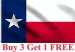 3X5 Texas Tx State Flag Foot Banner Grommets Polyester. Fixed Price $5.89.