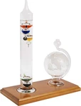 Acurite 00795A2 Galileo Thermometer With Globe Barometer, Glass/wood. Fixed Price $52.82.